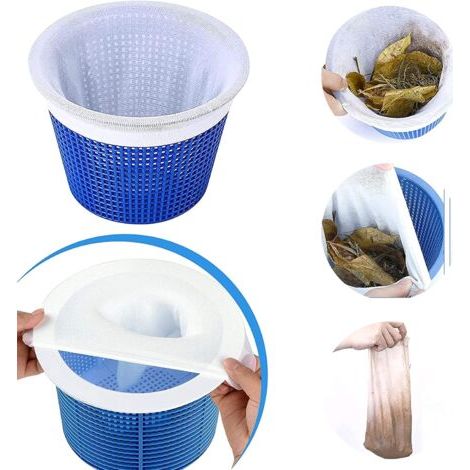Lot De 10 Chaussettes De Skimmer Pour Piscine – Filtre En Nylon Épais Pour Panier – Élimine Feuilles, Pollen Et Débris