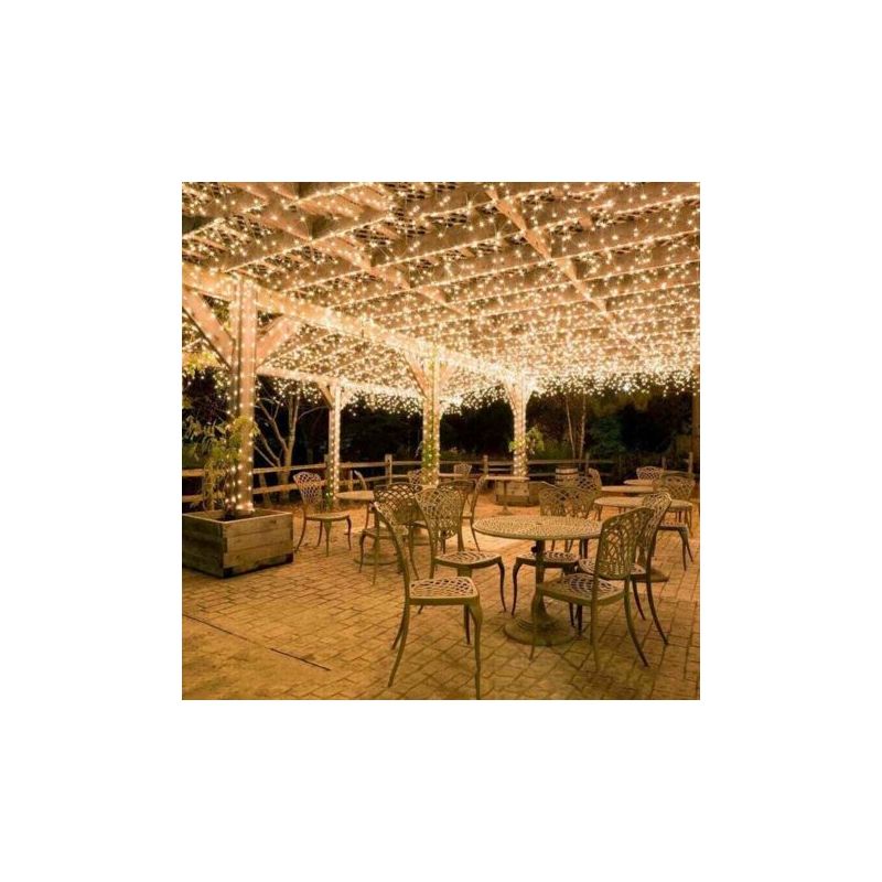 50 Meter Lange Lichterkette (500 Leds) Für Karneval, Hochzeiten, Außenbereiche, Gärten Und Den Innenbereich.