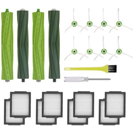 Pièces De Rechange Compatibles Avec Irobot Roomba E, I & J Series E5, E6, I3, I3+, I4, I4+, I5, I5+, I6, I6+, I7, I7+, I8, I8+, J7, J7+ Plus, Accessoires De Rechange Pour Aspirateur Robot.