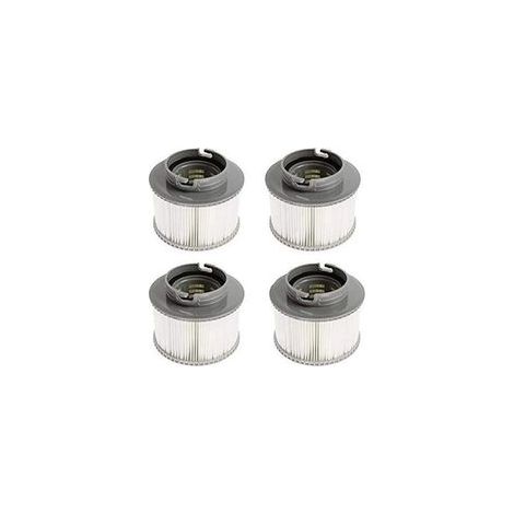 Mscomft Lot De 4/8 Cartouches Filtrantes De Rechange Pour Bubble Spa (version Améliorée 2020 Pour S'Adapter À Tous Les Modèles (4 Pcs)