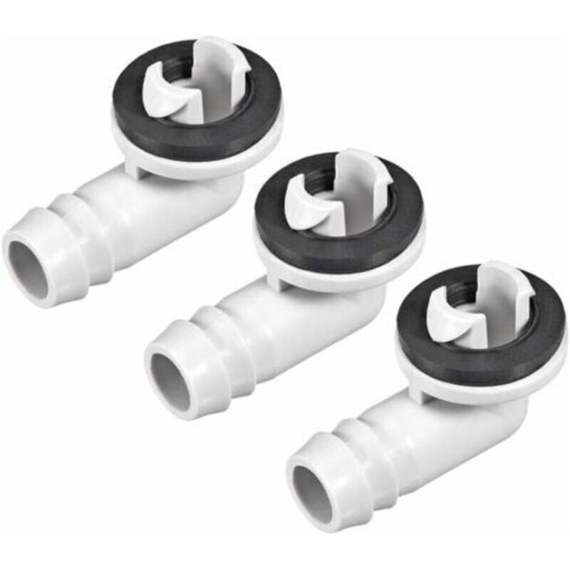 Abluftschlauch-winkelstück Für Klimaanlagen – 15 Mm – Ersatzteile Für Split- Und Fensterklimaanlagen – 3er-pack