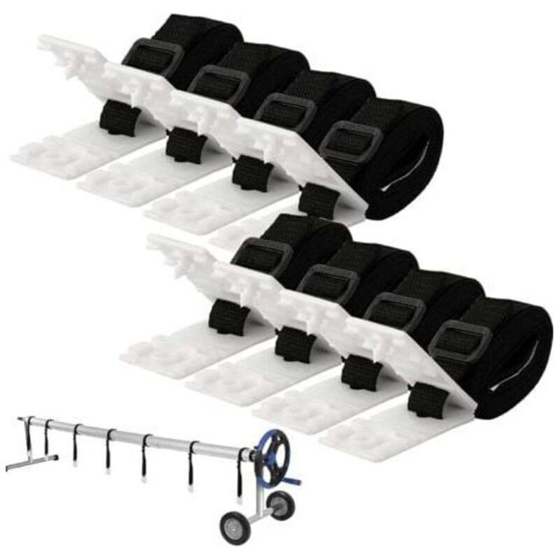 Aiperq Solar-poolabdeckungs-montageset, Poolabdeckungs-rollenmontageset, Schwimmgurt Für Außengeräte