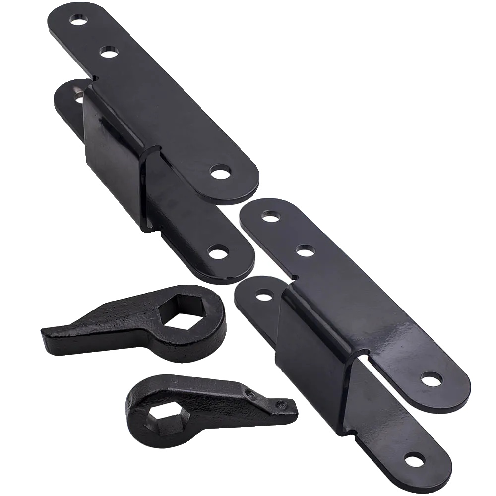 Höherlegungssatz, Einstellbare Höherlegung Vorne Von 2,5 Cm Bis 7,5 Cm, Hinten Ab 5 Cm, Kompatibel Mit Chevy S10/blazer Und Gmc S15 Jimmy, Aus Geschmiedetem Stahl