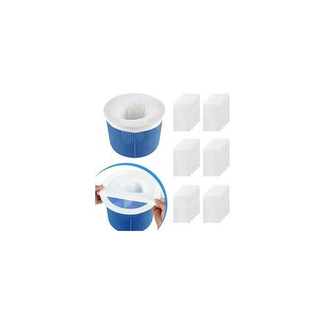 Lot De 30 Chaussettes D’écumeur De Piscine, Maille Ultra‑fine –