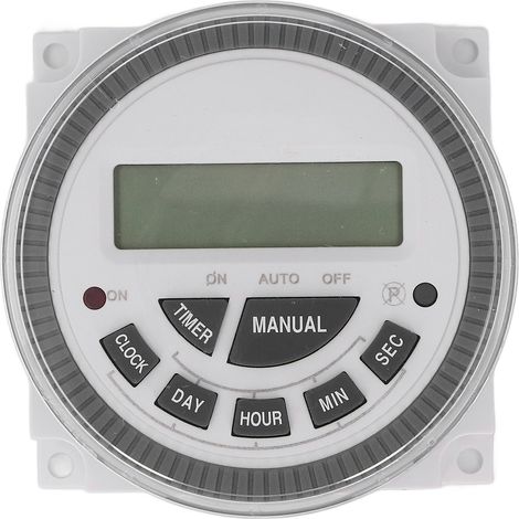 Minuterie Numérique Pour Lumières Lcd, Contrôle De Synchronisation De Puissance, Programmable Hebdomadaire 10a Tm-619sh-2