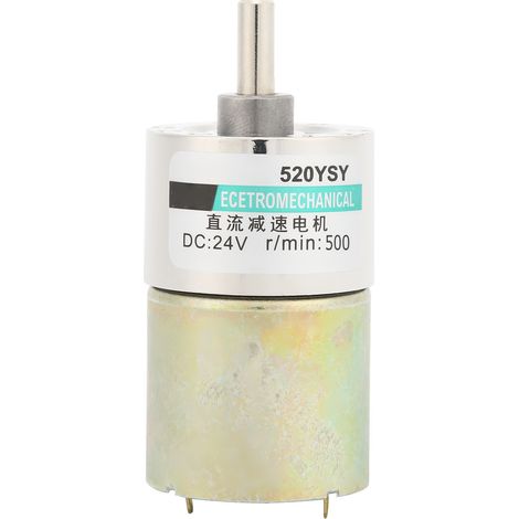 Moteur De Réduction De Vitesse Cw/ccw, Grande Torsion Dc24v Pour Machine-outil Cnc Xd‑37gb520500rpm/min
