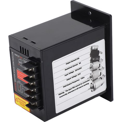 Régulateur De Vitesse De Moteur 10a 12-60v Régulateur Électronique Régulateur De Courant Continu Pour Les Types 550 775 795 895