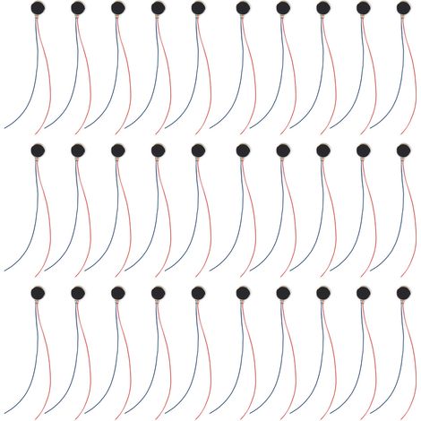 30 Pièces Moteur De Vibration Plat Mini Pièce Vibrante Pour Téléphones Portables Jouets Tablettes 3 V 12000 Tr/min
