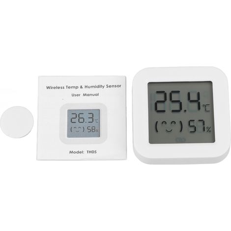 Capteur De Température Et D'Humidité, Thermomètre Numérique Intelligent Wifi, Hygromètre Lcd D'Intérieur Pour La Maison