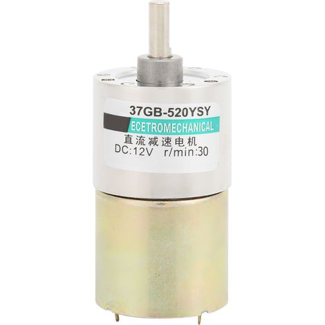 Micro Moteur De Réduction Cc Basse Vitesse Réglable Cw/ccw 12 V Pour Machine-outil Cnc Xd-37gb52030rpm/min
