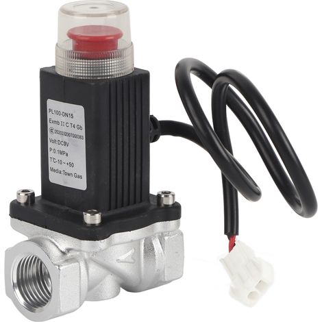 Électrovanne Électrique 12v, Interrupteur De Gaz Pour Pipeline, Fonte D'Aluminium Pour Usine Domestique