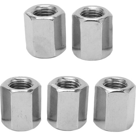 Kit D'Écrous De Couplage Hexagonaux M16 Argentés, 5 Pièces, Ensemble En Acier Inoxydable Robuste Et Antirouille