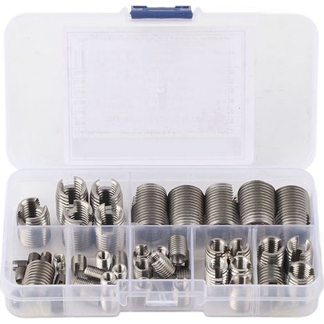 Insert Fileté Autotaraudeur, Inserts De Réparation Filetés En Acier Inoxydable Pour Meubles