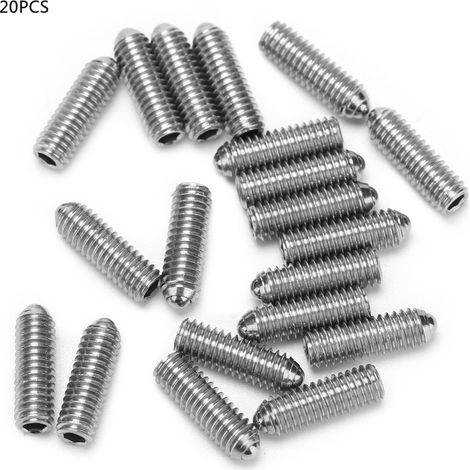 Plongeur À Bille À Ressort En Acier, Boulon Hexagonal, Vis De Fixation, Perle De Positionnement (m612, 20 Pièces)