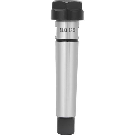 Support De Mandrin À Pince Conique Mta3 Morse, En Acier Au Carbone, Pièces De Tour De Fraisage Cnc M12mta3-er20