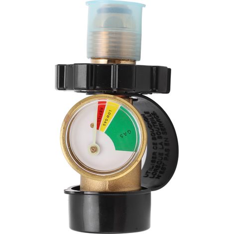Adaptateur De Réservoir De Gaz, Cadran À Code Couleur, Détection De Fuite, Jauge De Protection Sûre, Indicateur De Niveau