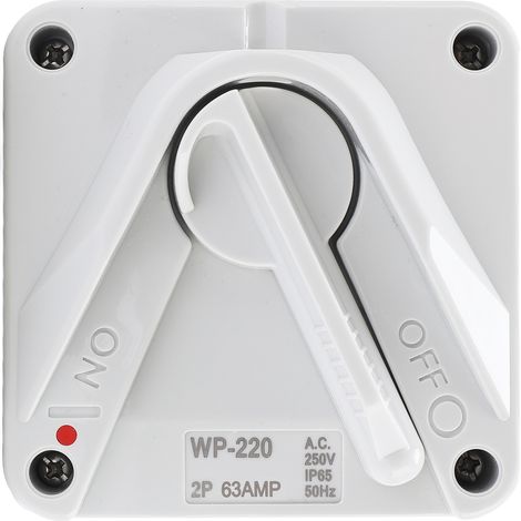 Interrupteur De Déconnexion De Moteur Fermé Ac 63a 2p Ip65, Isolation De Sécurité Étanche Pour Bateau Générateur Et Soudage