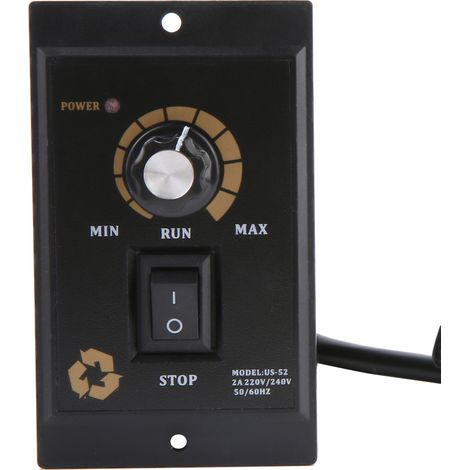 Régulateur Électrique De Contrôleur De Vitesse De Moteur Ac 220 V 50/60 Hz 300/400/500 W (400 W)