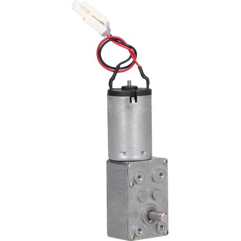 Arbre De Micro Réducteur De Vis Sans Fin De Turbine De Moteur À Courant Continu Avec Accessoires De Machines À Câble Dc12v 10 Tr/min