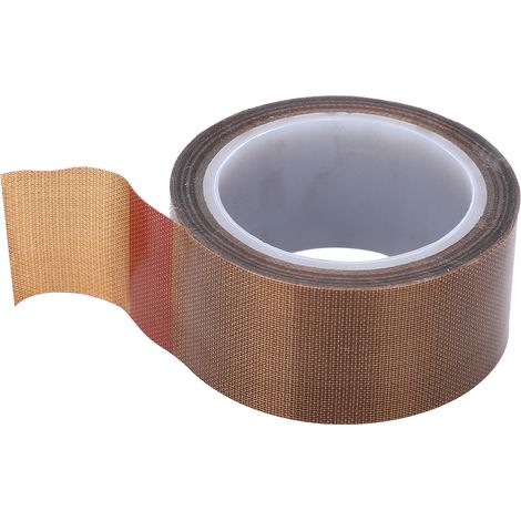 Rouleau Adhésif D'Isolation En Tissu Haute Température, Ruban Ptfe, Machine De Scellage Sous Vide, Consommables 0,13mm X 50mm, 10m