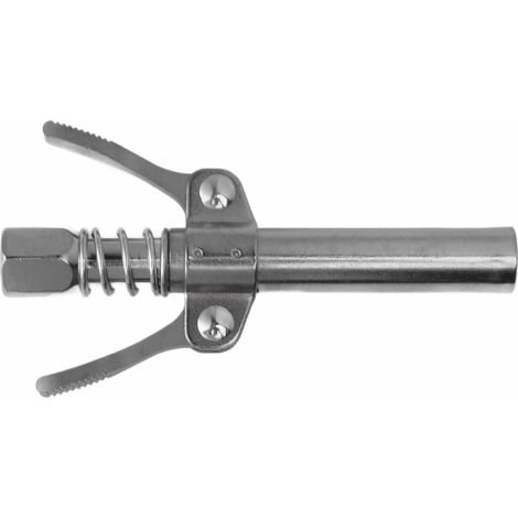 Buse D'Huile D'Engrenage À Double Poignée, Type De Pince De Verrouillage Allongé, Pistolet À Graisse Haute Pression Argent