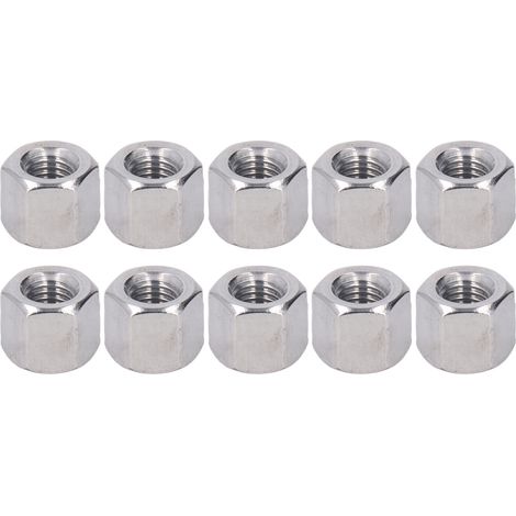 Écrou D'Accouplement Hexagonal En Acier Inoxydable, Connecteur M10 Antirouille Pour Goujons De Boulons, 10 Pièces