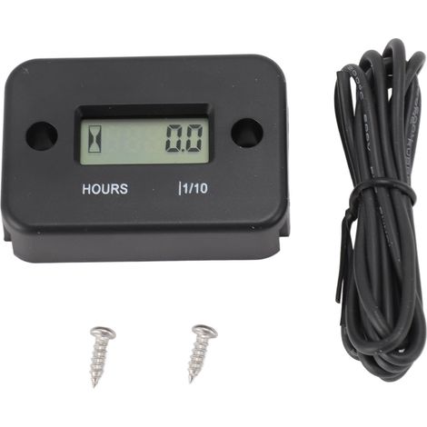 Compteur Horaire Numérique, Affichage Lcd De Haute Précision, Mini Tachymètre Étanche Pour Moteur