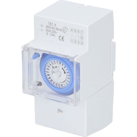 Minuteur Mécanique Sul181h Avec Batterie 80 Mah Et Interrupteur De Minuterie Pour Usage Domestique 220 V Ca 2500 W