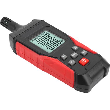 Détecteur Électronique Numérique De Température Et D'Humidité, Avec Données Rétroéclairées, Hygromètre Précis Portatif