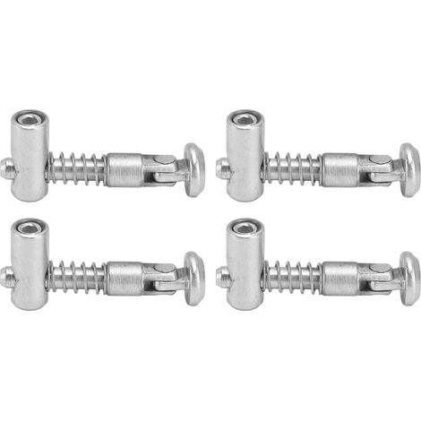 Connecteur D'Ancrage, Profil De Trou Hexagonal, Raccord Dissimulé, Norme Européenne 4040, Angle Biseauté 90 °, 4 Pièces