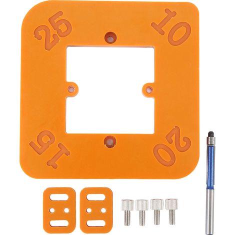 Gabarit De Rayon D'Angle Rond R10 R15 R20 R25, Routage 4 En 1 Pour Le Travail Du Bois