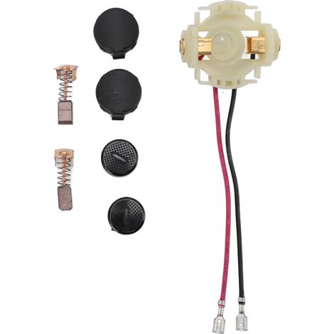 Kit De Porte-balais En Carbone, 2 Brosses, 1 Capuchon, Ensemble De Couvercles Pour Bga450 Bga452 Dga452 Bgd800 Bjs160 Bjs161