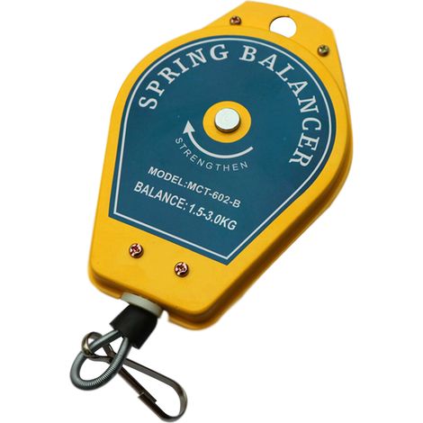 Équilibreur À Ressort, Support De Fixation D'Outil Rétractable, Équipement De Suspension Pour Pièces Automobiles, Lignes D'Assemblage De Soudage, Câble De 3 Mètres, 1,5 À 3,0 Kg