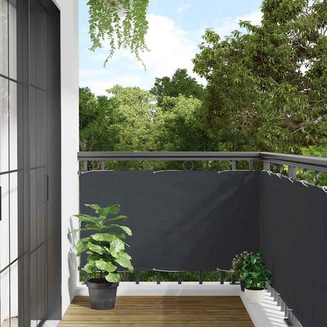 Écran D'Intimité De Balcon Anthracite 400x90 Cm Pvc