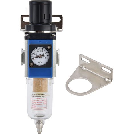 Filtre De Compresseur D'Air, Régulateur De Pression Autobloquant De Haute Précision Avec Jauge, Capacité De Tasse De 10cc, Gfr200-06 Pt1/8