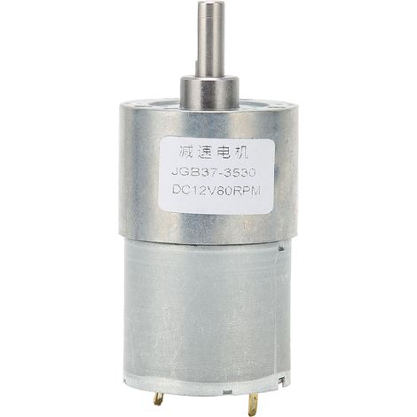 Moteurs À Engrenages À Vis Sans Fin Jgb37-3530, Arbre De Réducteur Turbo Résistant À L'Usure Autobloquant Pour Ouvre-porte Dc12v 80 Tr/min