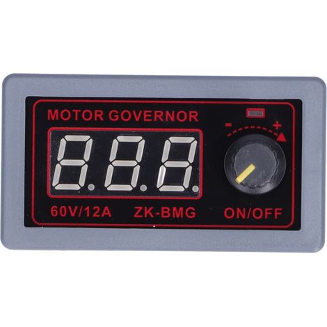 Contrôleur De Vitesse 60v 12a 500w, Moteur Numérique Réglable À Courant Continu Pour L'Automatisation Des Équipements Électroniques