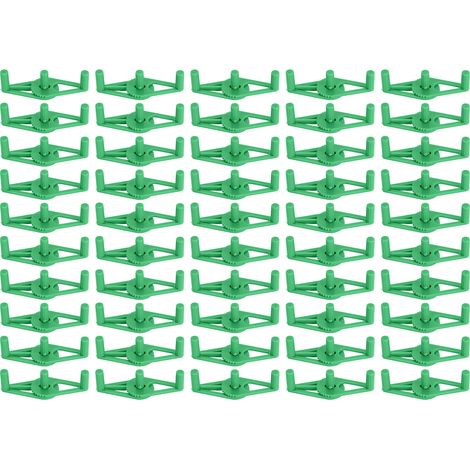 Clip De Support De Plante, 50 Paquets, Branche, Entraîneur De Tige Réglable Réutilisable Pour Légumes Verts