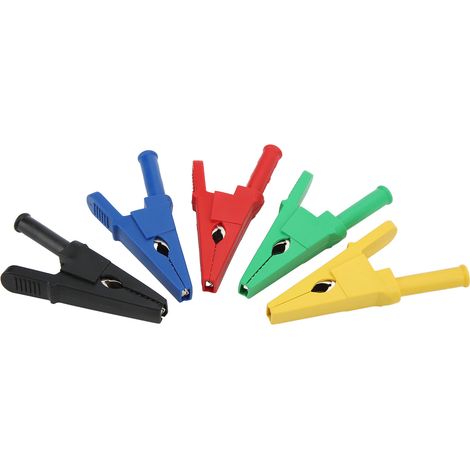 Clips De Test Électriques, Ouverture De 20mm, Bonne Conductivité Thermique, Pince De Sécurité Fiable Pour L'Électronique, 10 Pièces