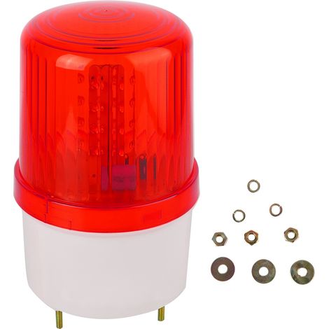 Construction De Trafic De Balise Clignotante De Voyant D'Avertissement De Led Rouge D'Entrepôt Extérieur (110 V)