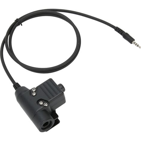 Adaptateur De Casque Radio Talkie-walkie, Prise Audio 3.5mm U94, Prise De Câble Ptt Pour Téléphones Kenwood