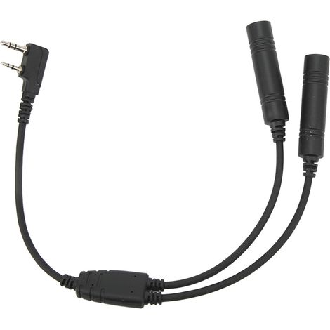 Adaptateur Radio Pour Talkie-walkie, Port K À 2 Broches, Câble D'Extension Mâle Vers U 174/u, Remplacement De Casque Pour Baofeng