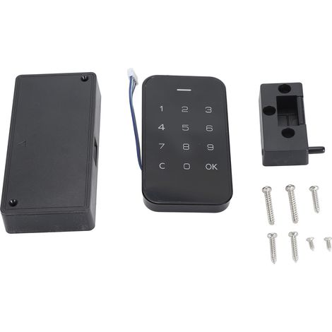 Kit De Verrouillage D'Armoire Électronique, Clavier Tactile Numérique, Entrée Par Mot De Passe, Sécurité Sans Clé Pour Garde-robe, Center De Sauna