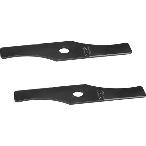 Lames De Débroussailleuse À 2 Dents, En Acier Au Manganèse, Lame De Tondeuse, Diamètre Du Trou De Remplacement 0,98 Pouces, 2 Pièces