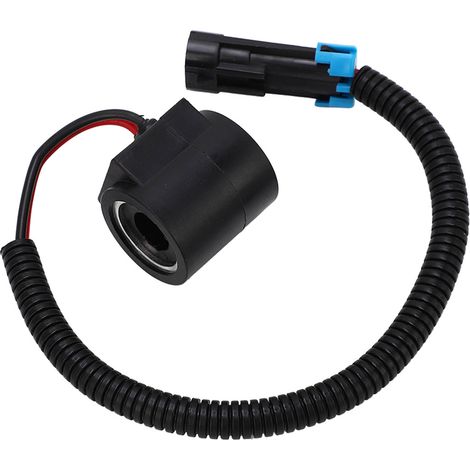 Bobine D'Électrovanne 12 V Avec Connecteur 1/2 Po De Diamètre De Trou 6671025 Pour Bobcat Skid Steer 751 753 763 773 7753