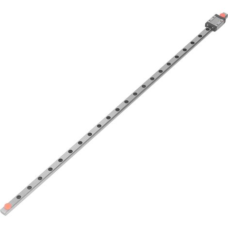 Rail Coulissant De Guidage De Mouvement En Acier À Roulement Miniature Avec Bloc De Chariot Pour Équipement Miniaturisé 500 Mm