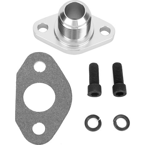 Bride De Retour De Vidange D'Huile Turbo En Aluminium 12 An, Adaptée Pour T3 T4 T3/4 T04 Gt40 Gt50 Gt55