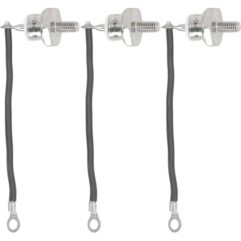 Moteur Diesel Professionnel De Diode De Redresseur De Générateur De 3 Pièces Avec Le Câble Pour La Ligne Noire Négative De 40a