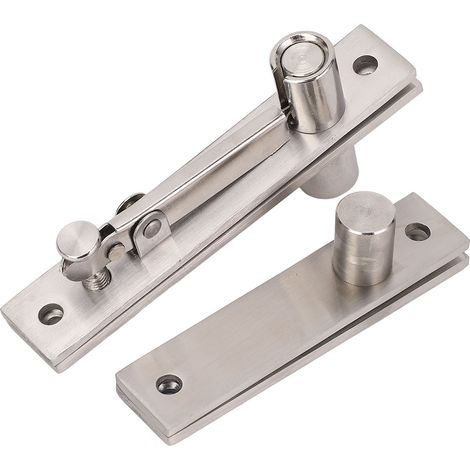 Charnière Pivotante, Rotation À 360 Degrés, Charge De 300lb, Porte Dissimulée En Acier Inoxydable Pour Portes À Cadre En Bois Et En Aluminium