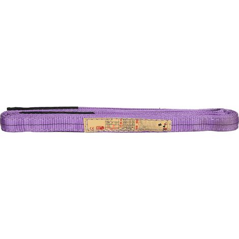 Sangle De Levage De Grue Industrielle En Polyester, 5m X 30mm, Sangle De Levage Violette